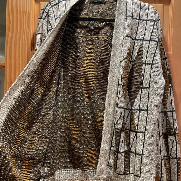 Men’s Ellis Island Multicolor Knit Cardigan Size L - Picture 5 of 7